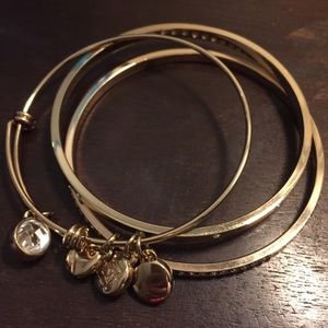 Beautiful Rose Gold Liz Claiborne Bangles